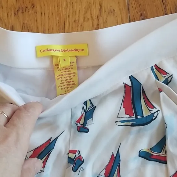 Catherine malandrino sailboat shorts