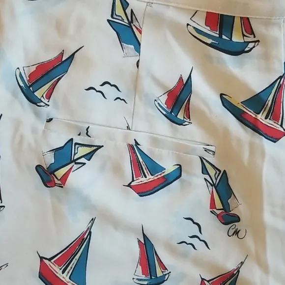Catherine malandrino sailboat shorts