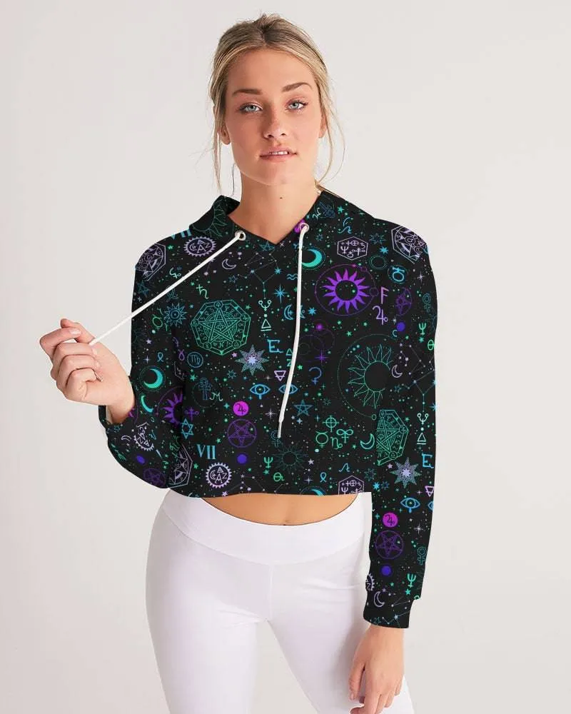 Celestial Women's Cropped Hoodie