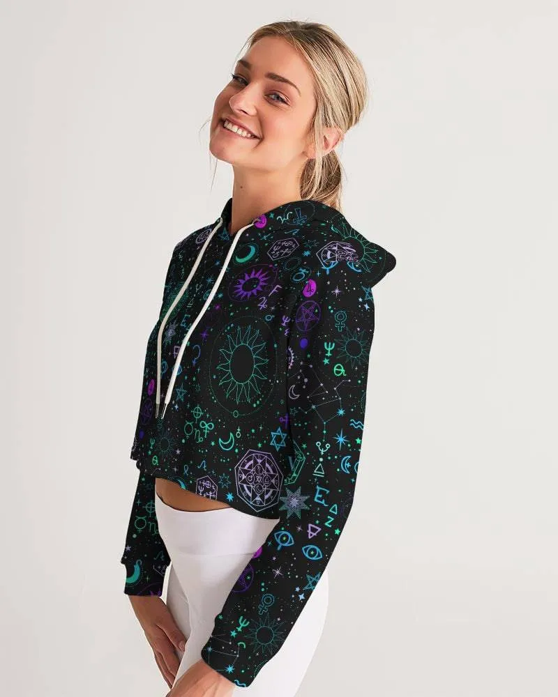 Celestial Women's Cropped Hoodie