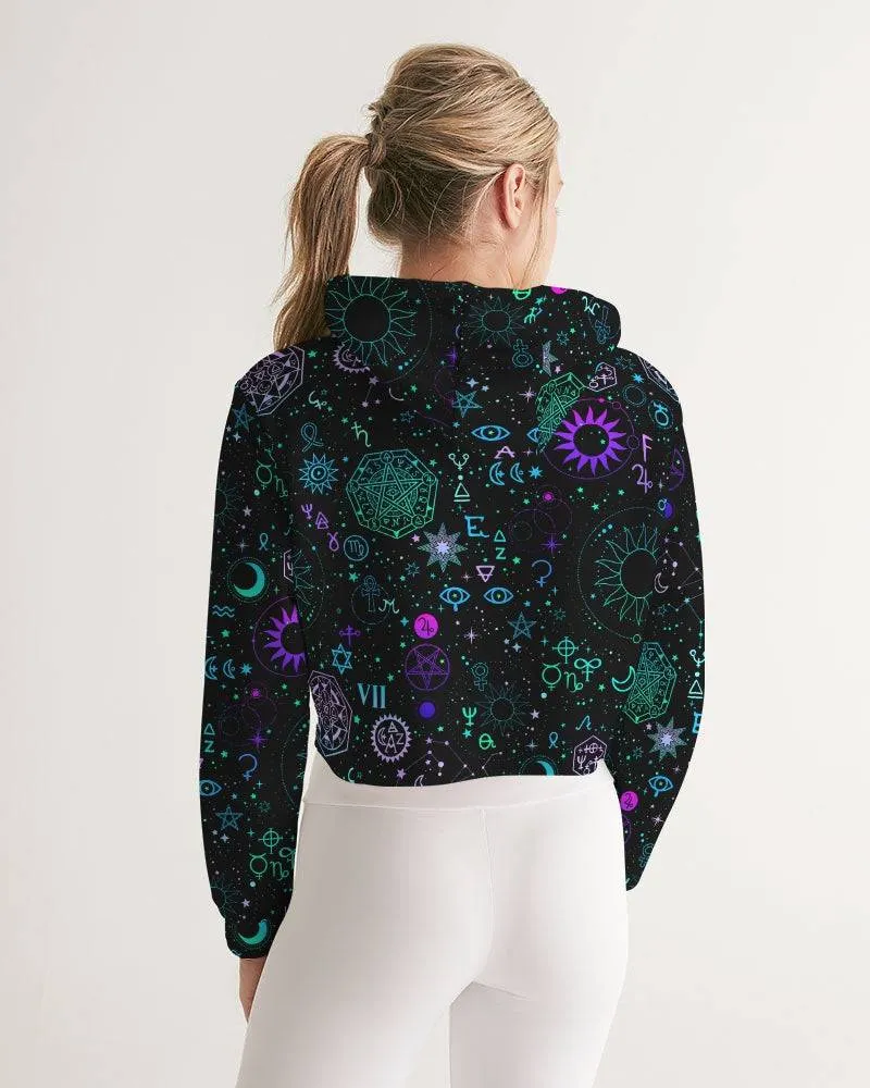 Celestial Women's Cropped Hoodie
