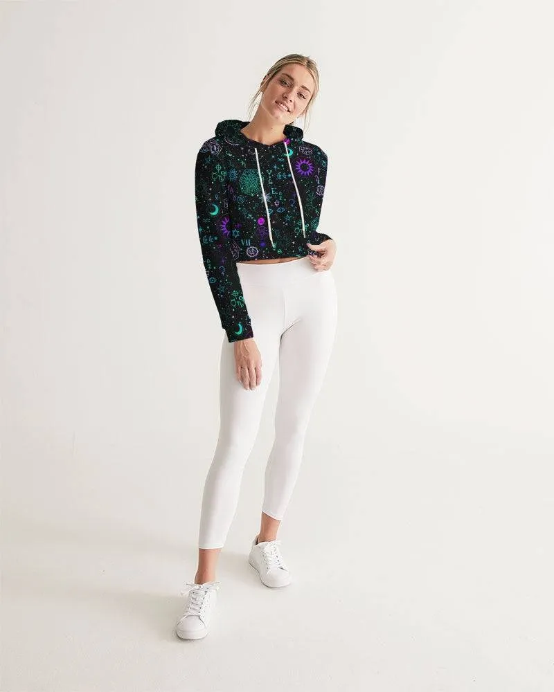 Celestial Women's Cropped Hoodie