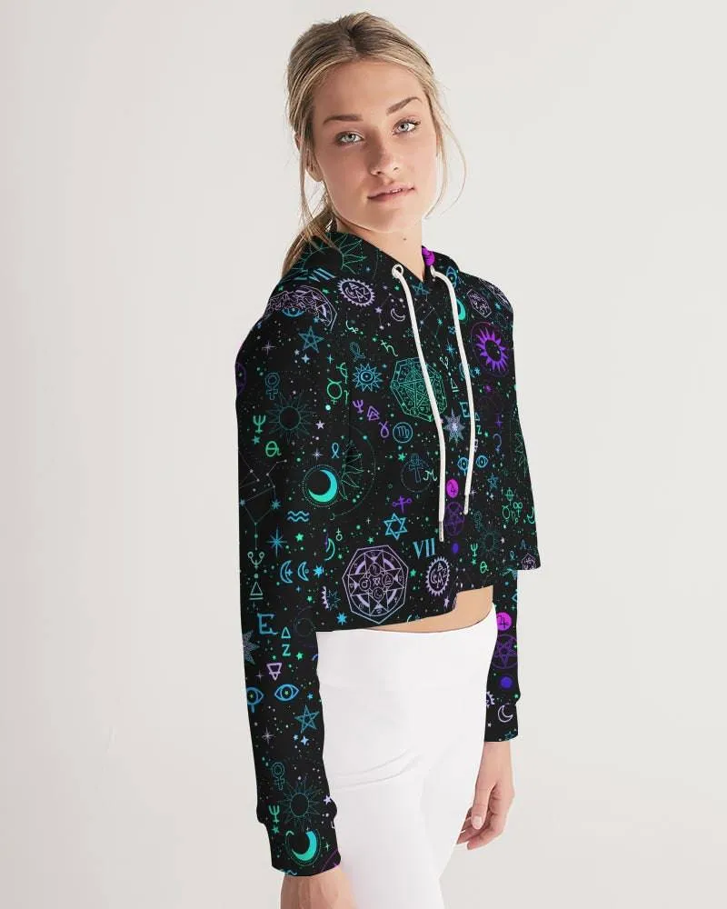 Celestial Women's Cropped Hoodie
