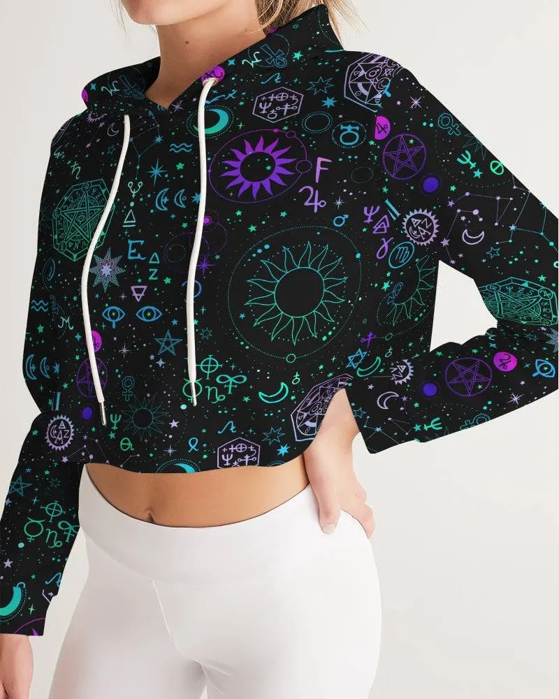 Celestial Women's Cropped Hoodie
