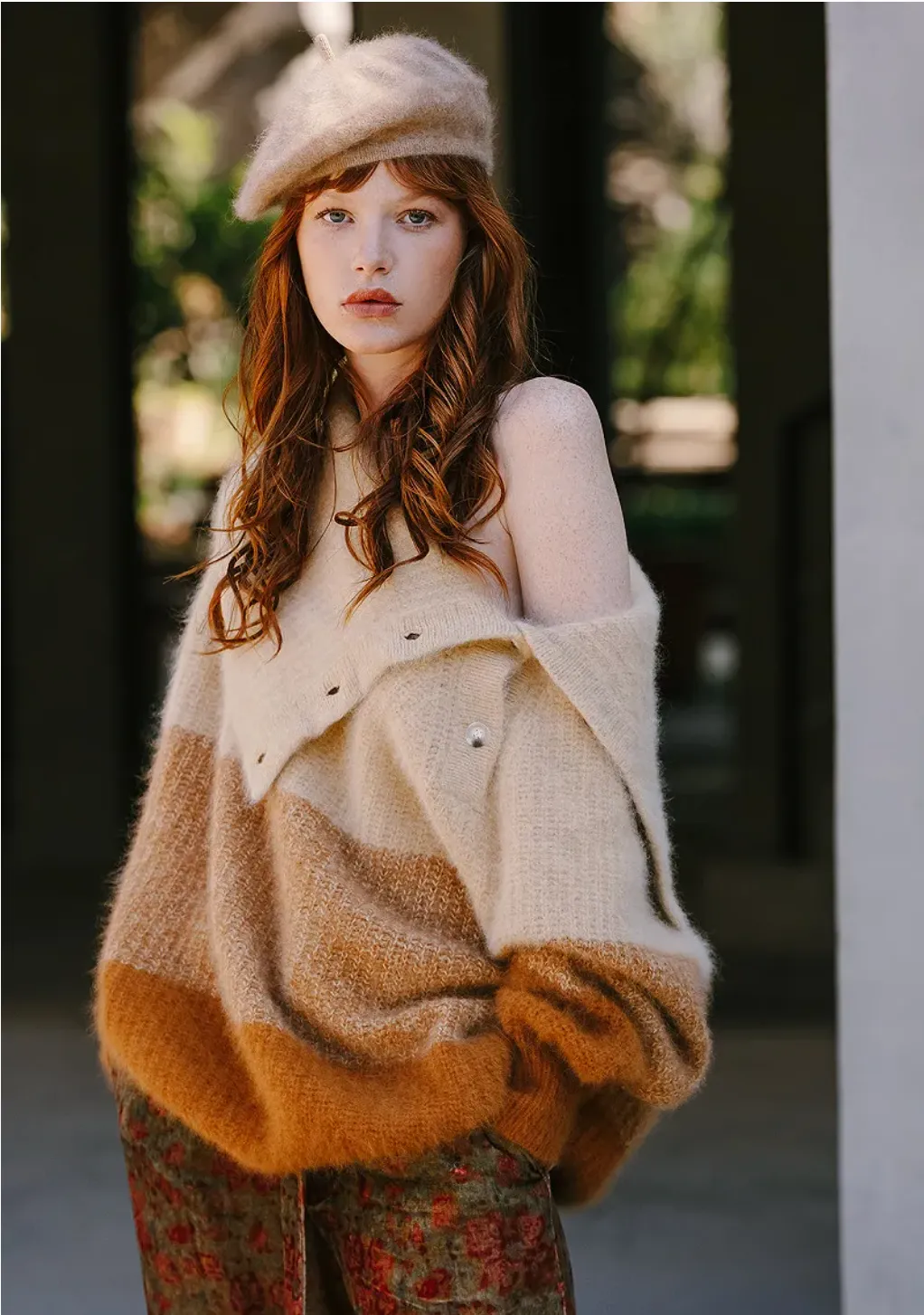 Charlotte Knitted Sweater - Beige