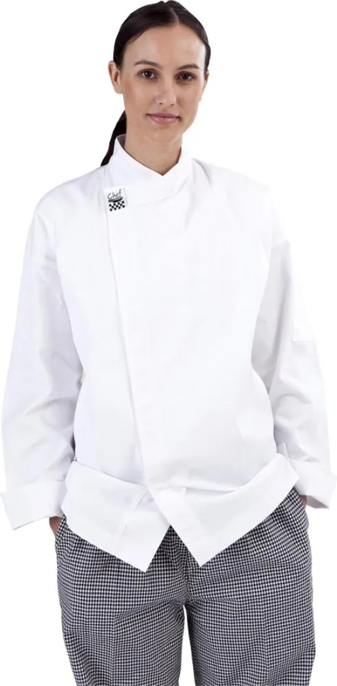Chef Revival - Modern White Long Sleeve Chef Jacket