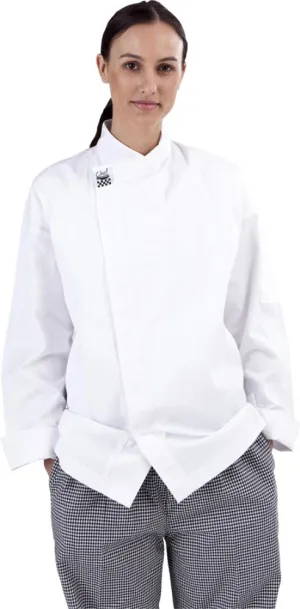 Chef Revival - Modern White Long Sleeve Chef Jacket
