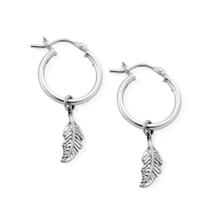 ChloBo Didi Feather Hoop Earrings