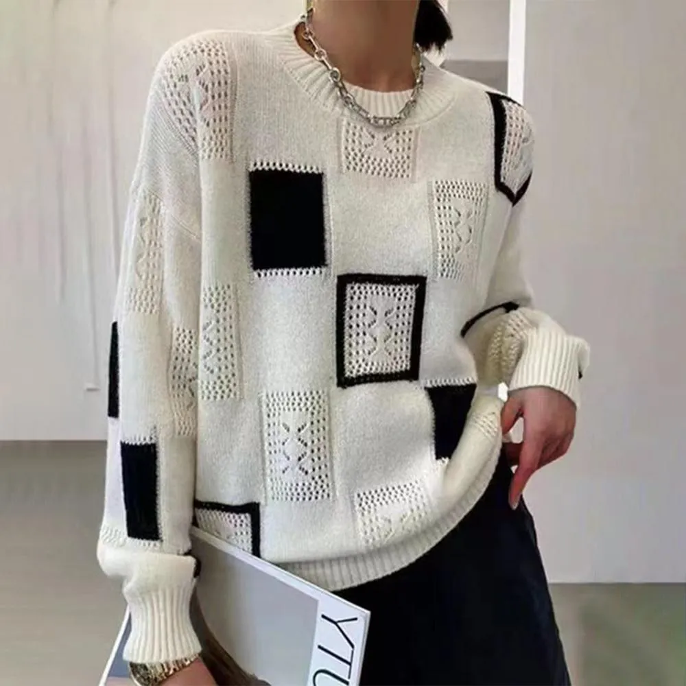 Chloe™ | RELAXED GEOMETRIC PULLOVER