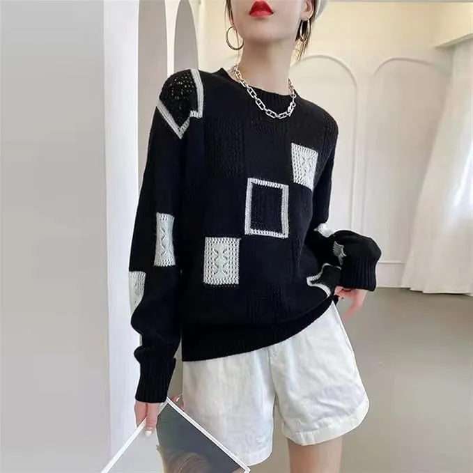 Chloe™ | RELAXED GEOMETRIC PULLOVER