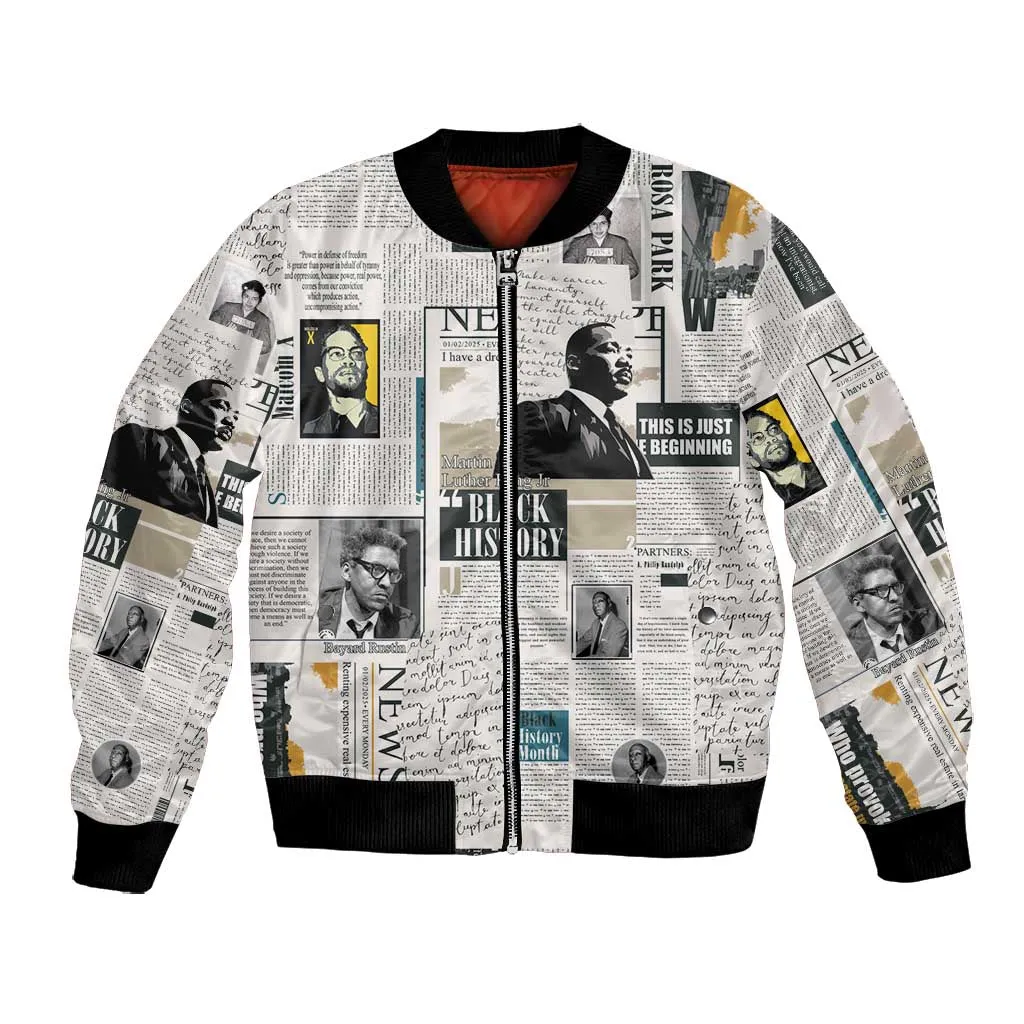 Civil Rights Leaders Bomber Jacket African-American History Month LT15