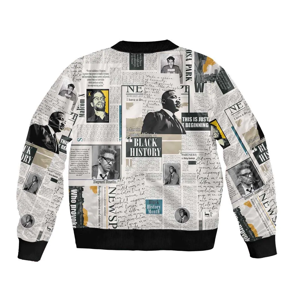 Civil Rights Leaders Bomber Jacket African-American History Month LT15