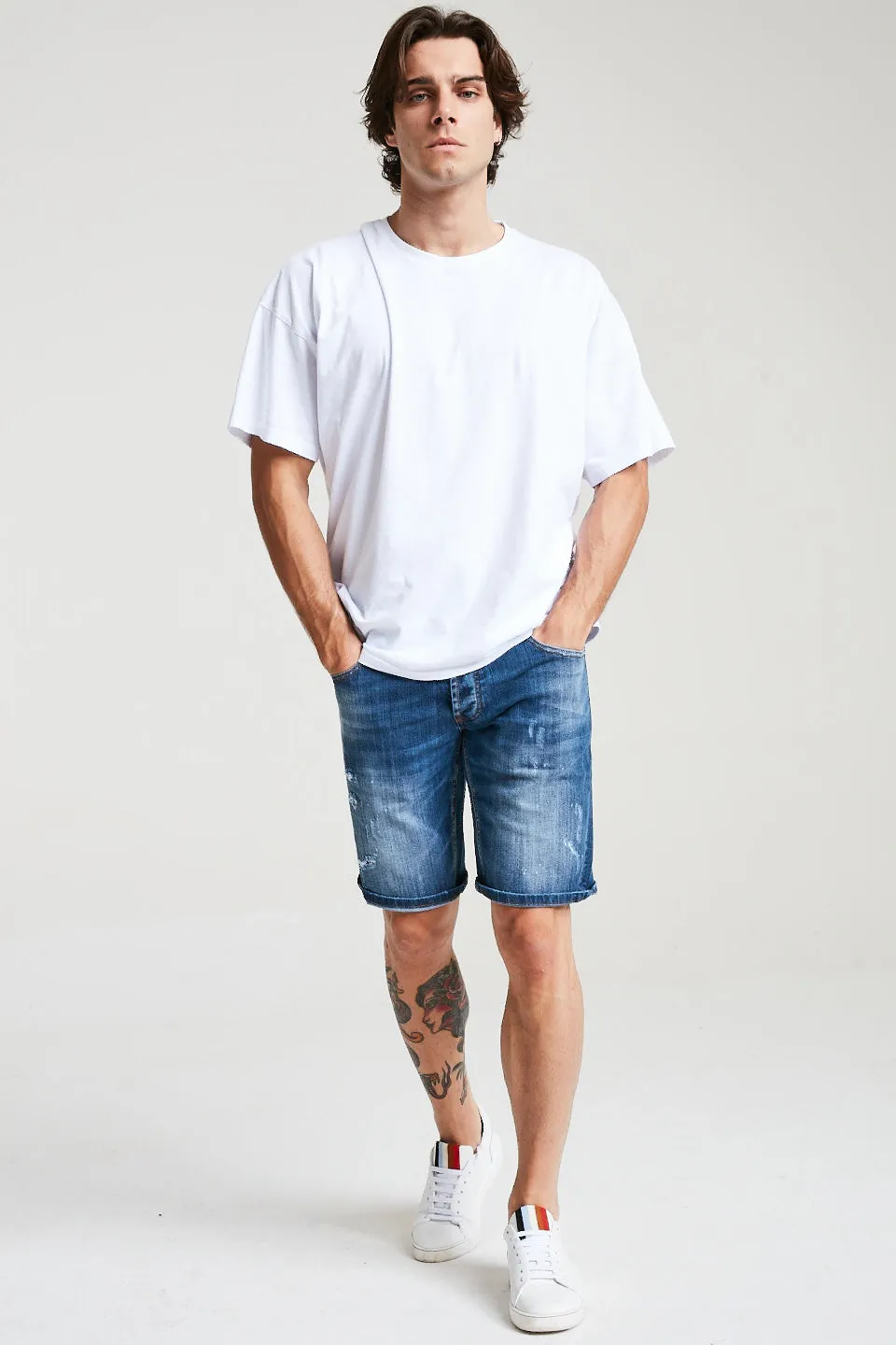 Classic Blue Jean Shorts