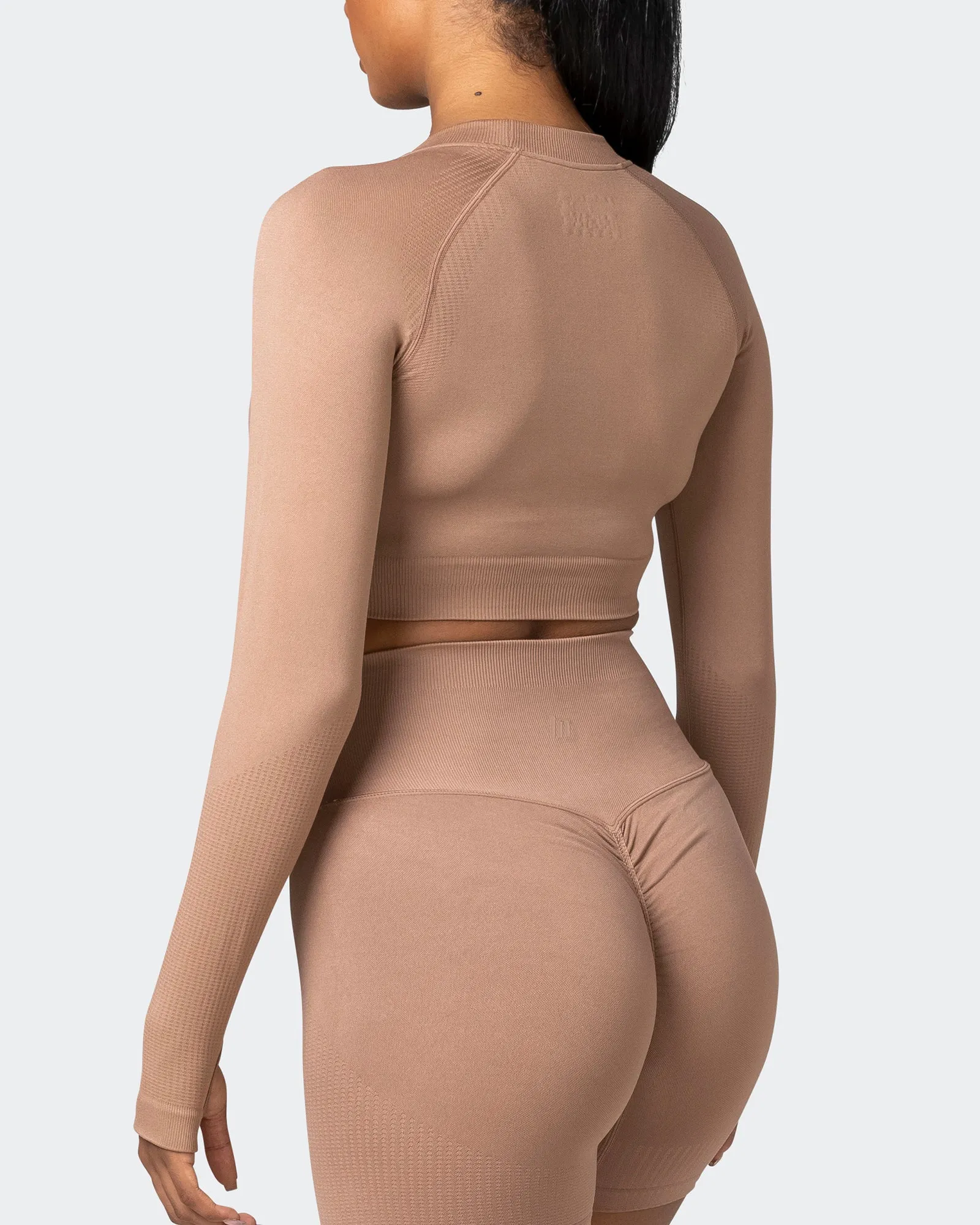 Classic Seamless Long Sleeve Top - Biscuit