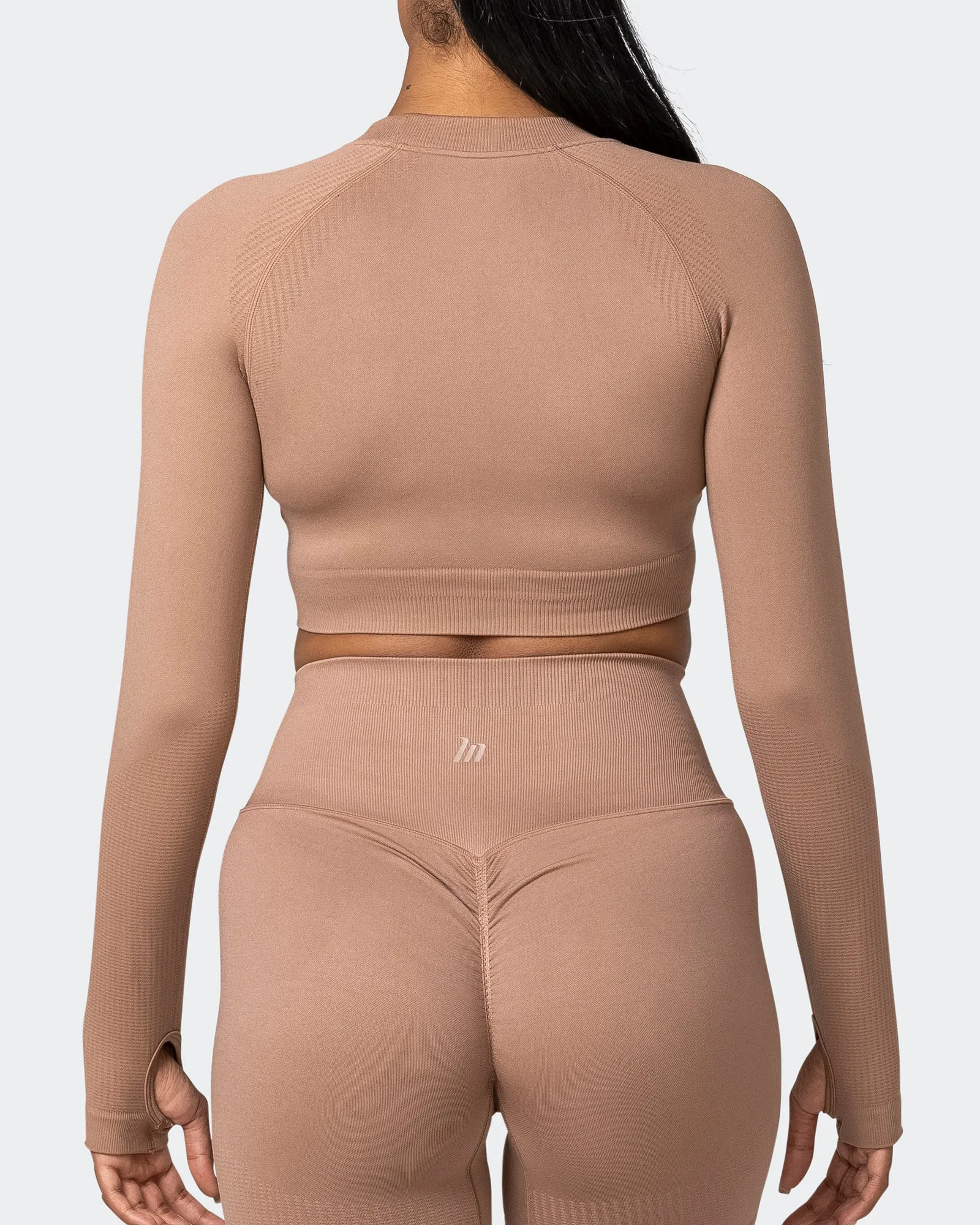 Classic Seamless Long Sleeve Top - Biscuit