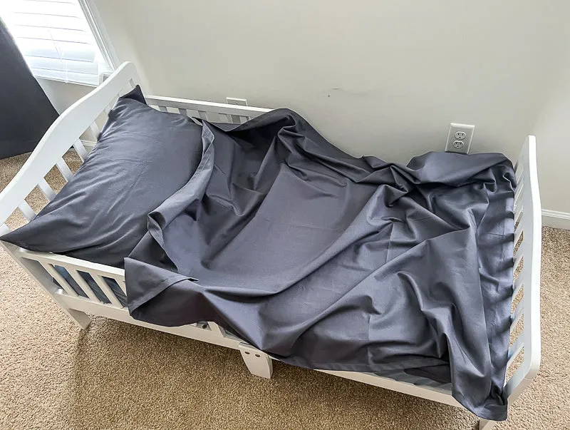 Coal Gray Crib Sheets