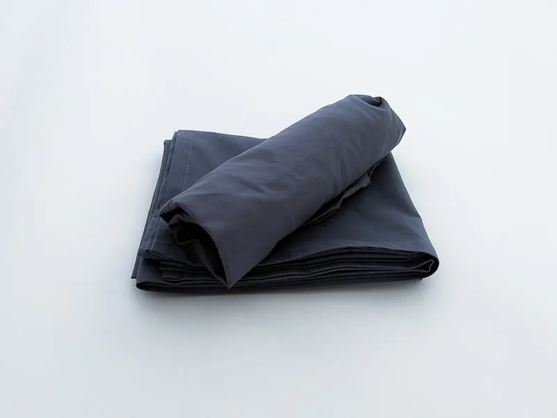 Coal Gray Crib Sheets