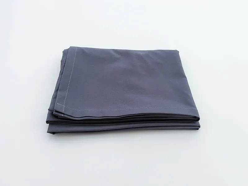 Coal Gray Crib Sheets