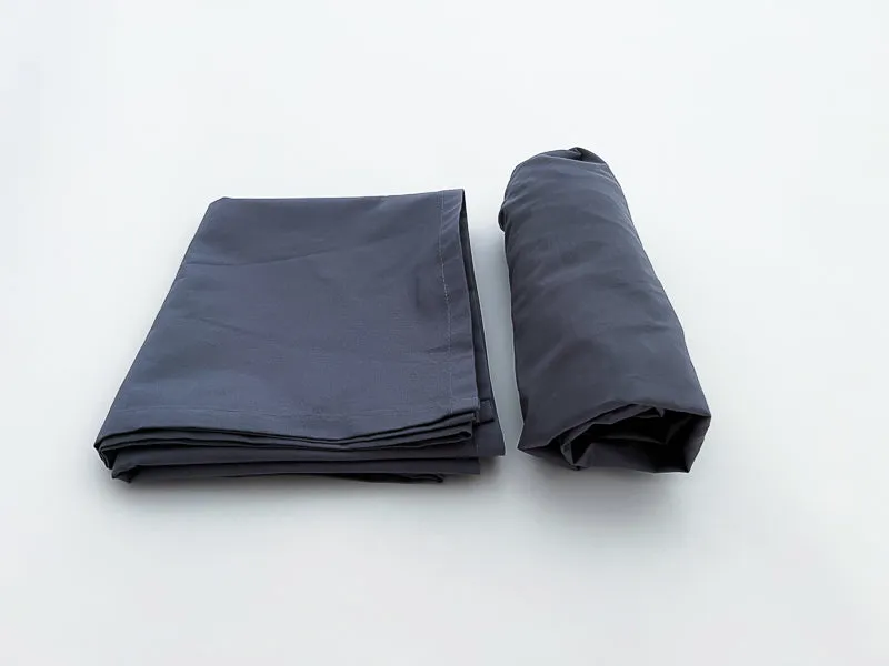 Coal Gray Crib Sheets