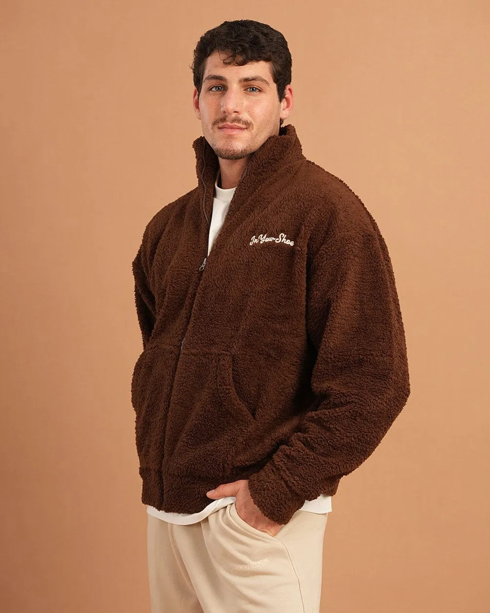 Coffee Fleece Jacket