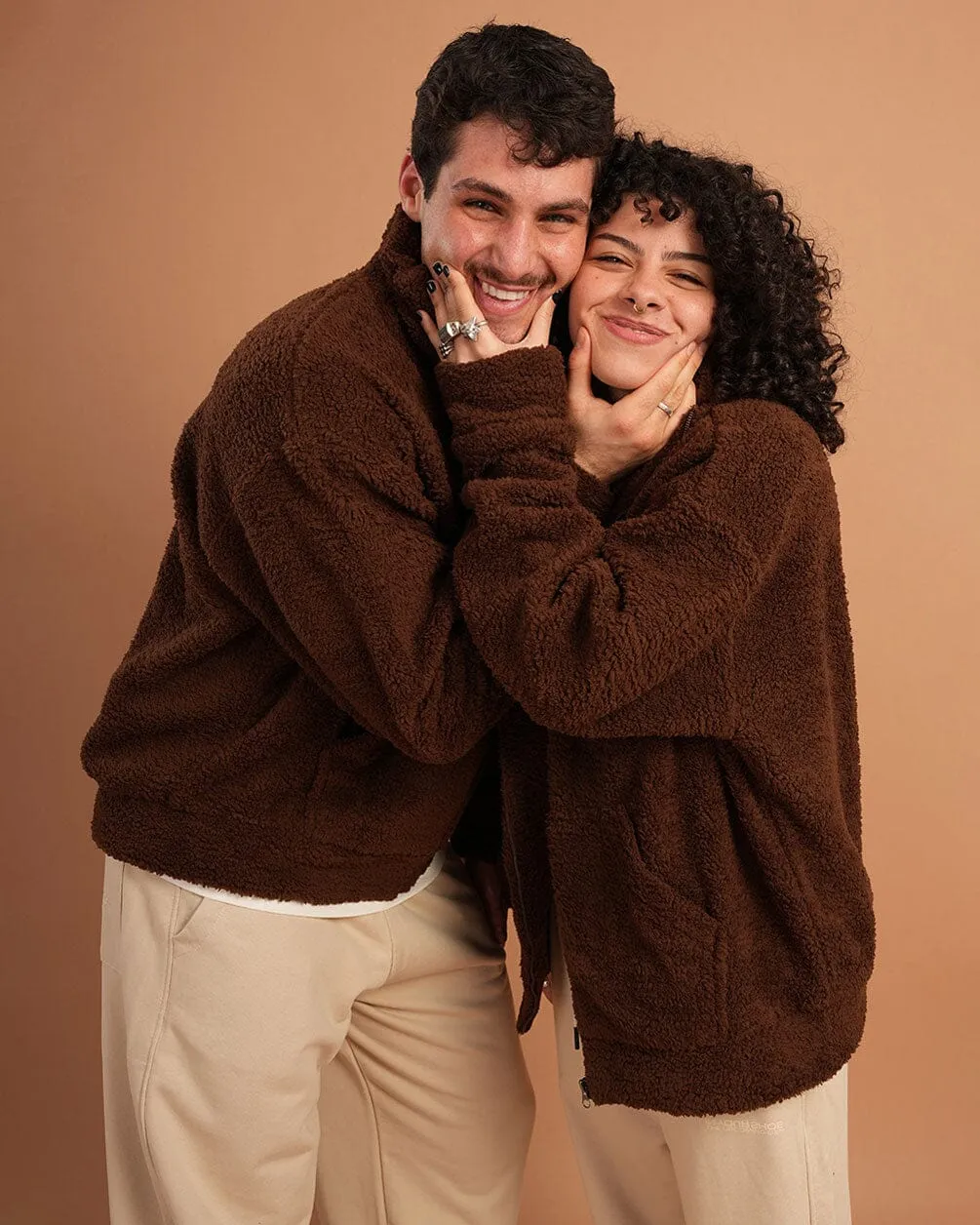 Coffee Fleece Jacket