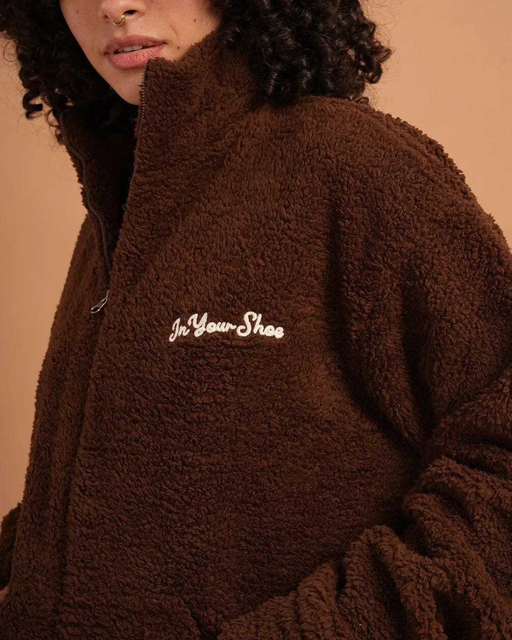 Coffee Fleece Jacket