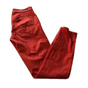 COH Thompson Medium Rise Cropped Skinny Coral 26