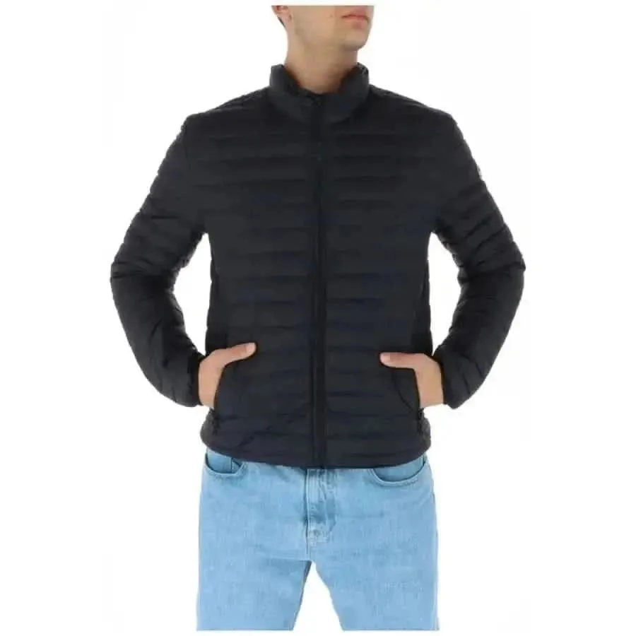 Colmar Men's Black Jacket with Pockets for Spring and Summer