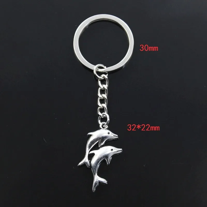 Cool Keychain: Double Dolphin