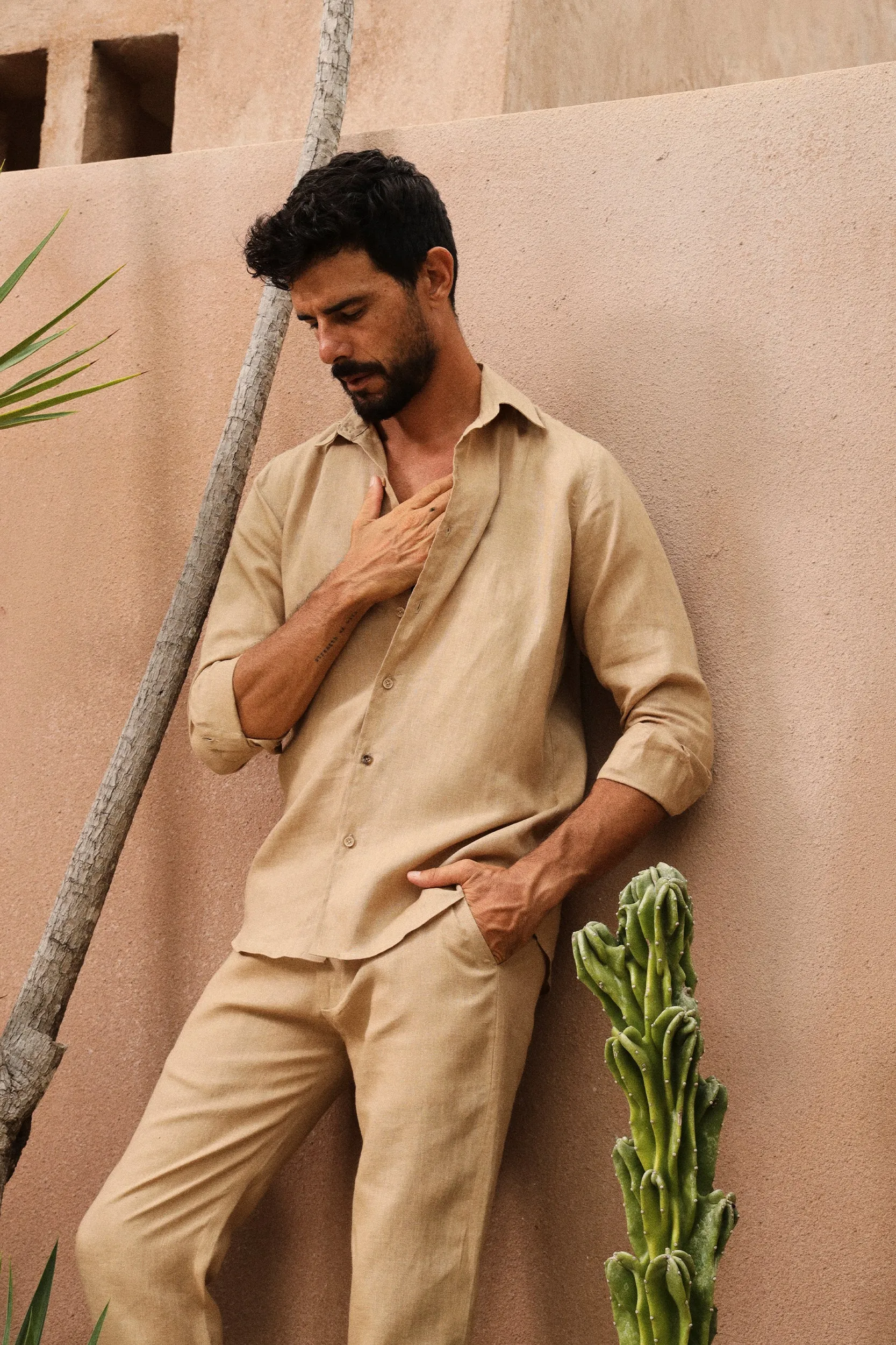 Corsica Shirt- Man (Sand)