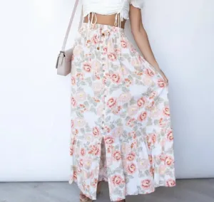 COUNTRY FLORAL  MAXI SKIRT