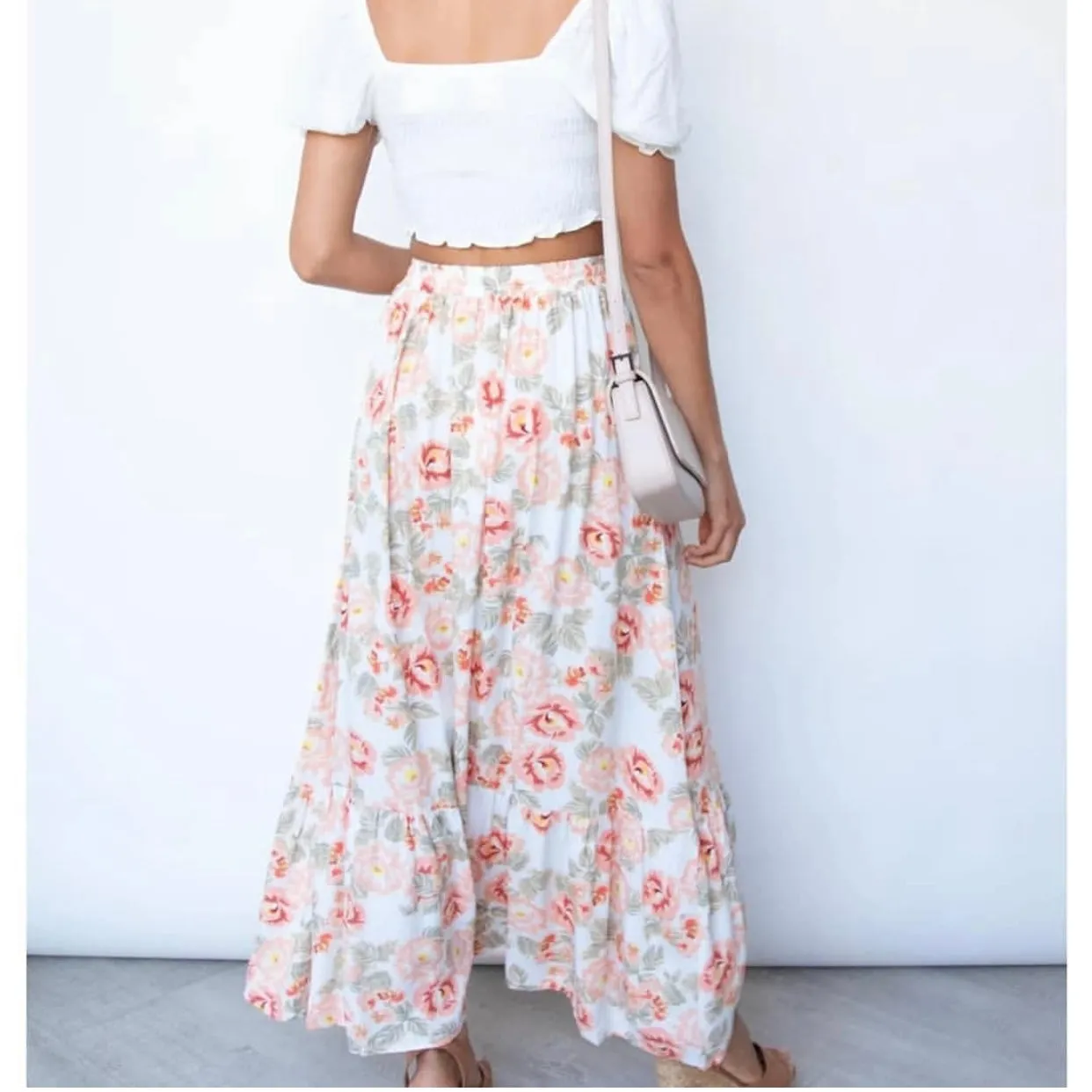 COUNTRY FLORAL  MAXI SKIRT
