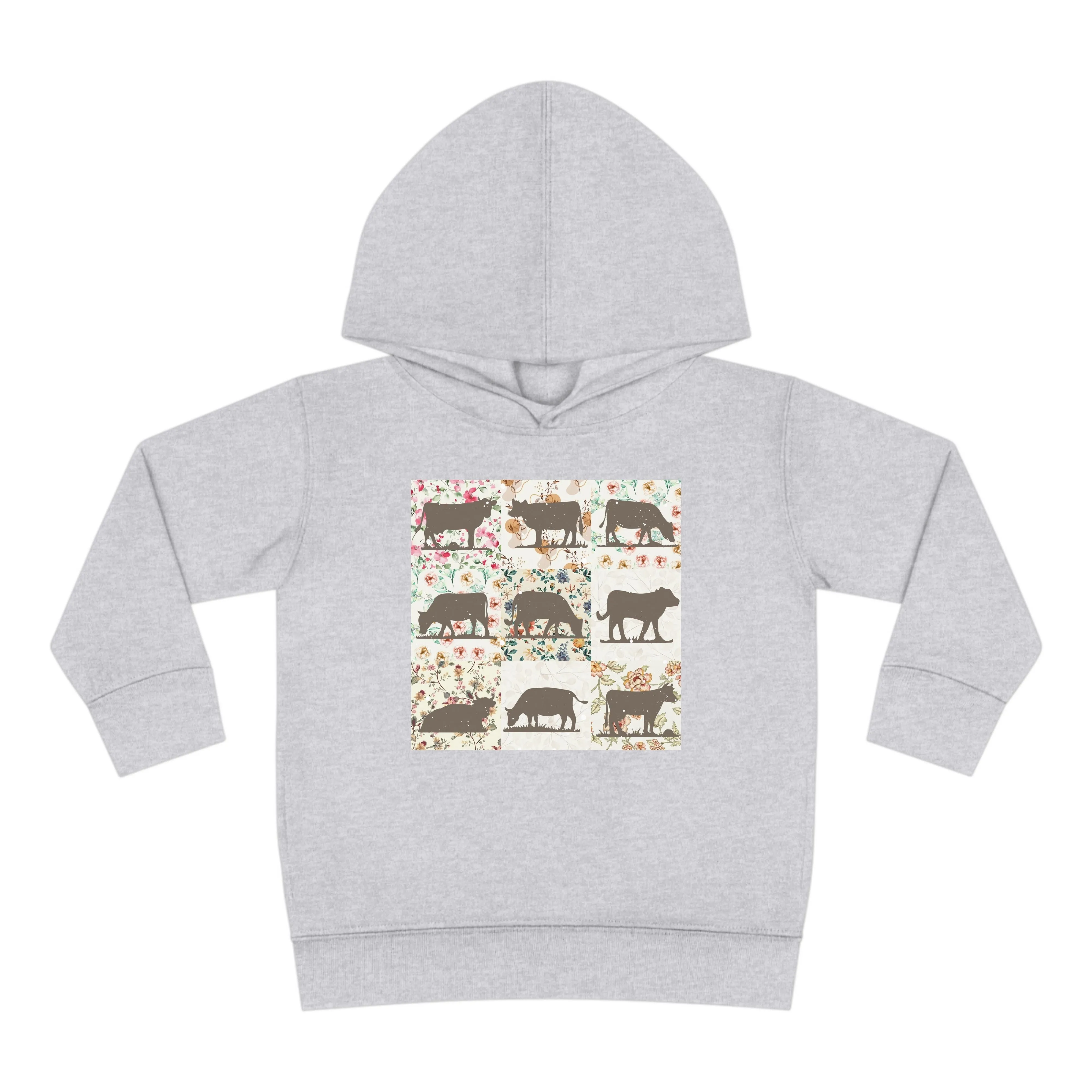 COW PATTERN TODDLER HOODIE