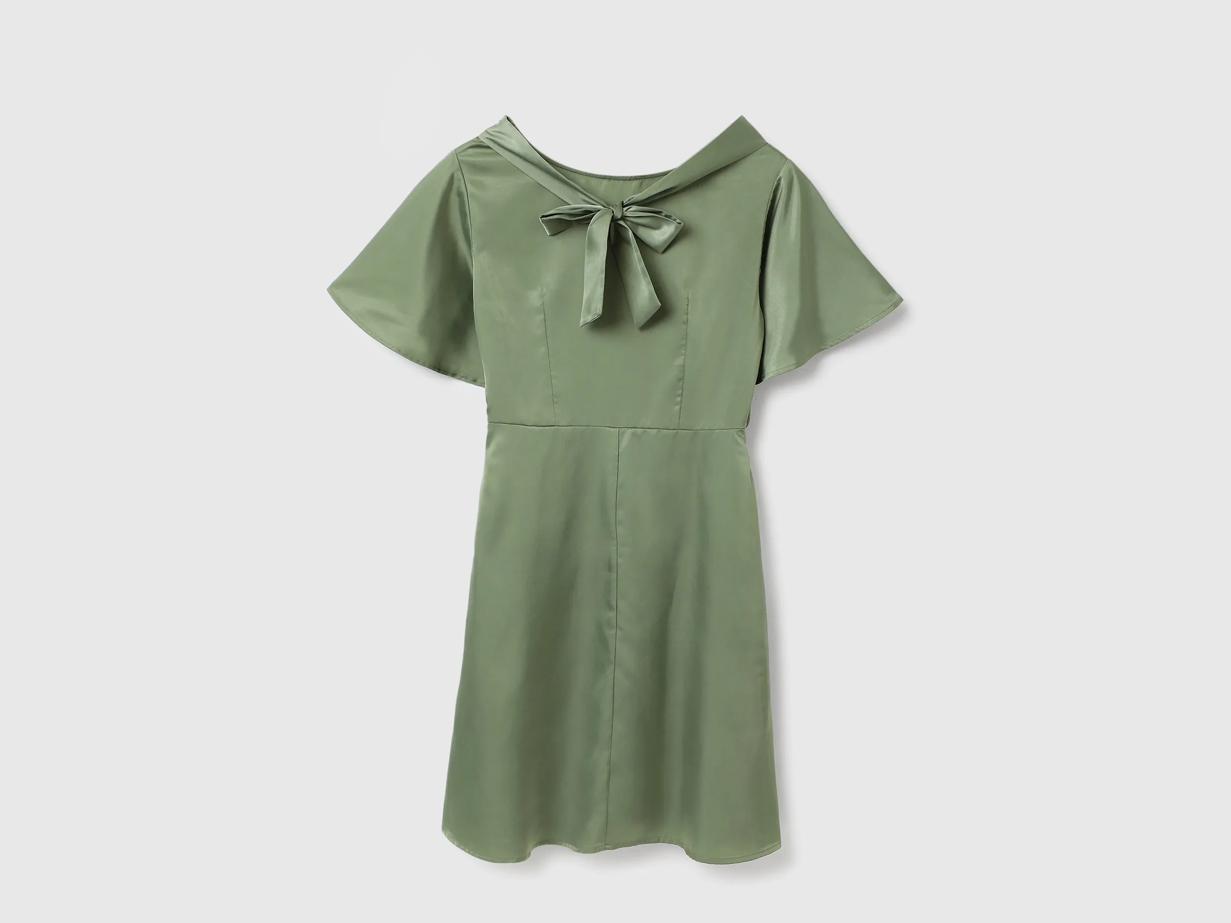Cowl Neck Solid Dresses