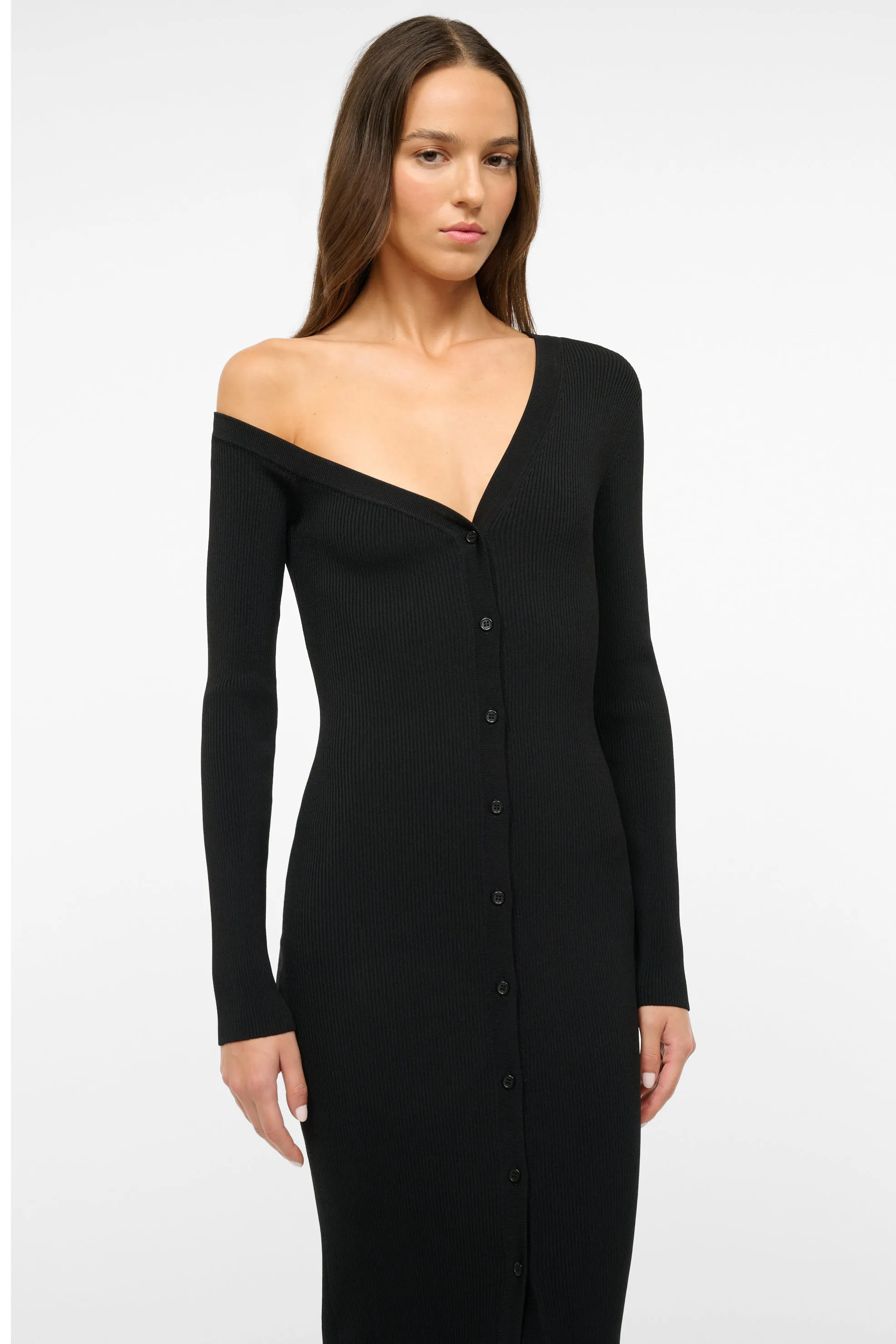 Craftsman Sweater Dress Black