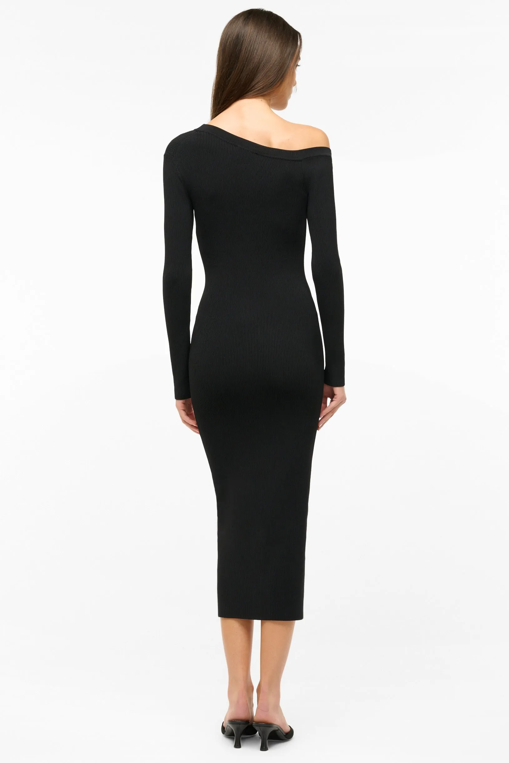 Craftsman Sweater Dress Black