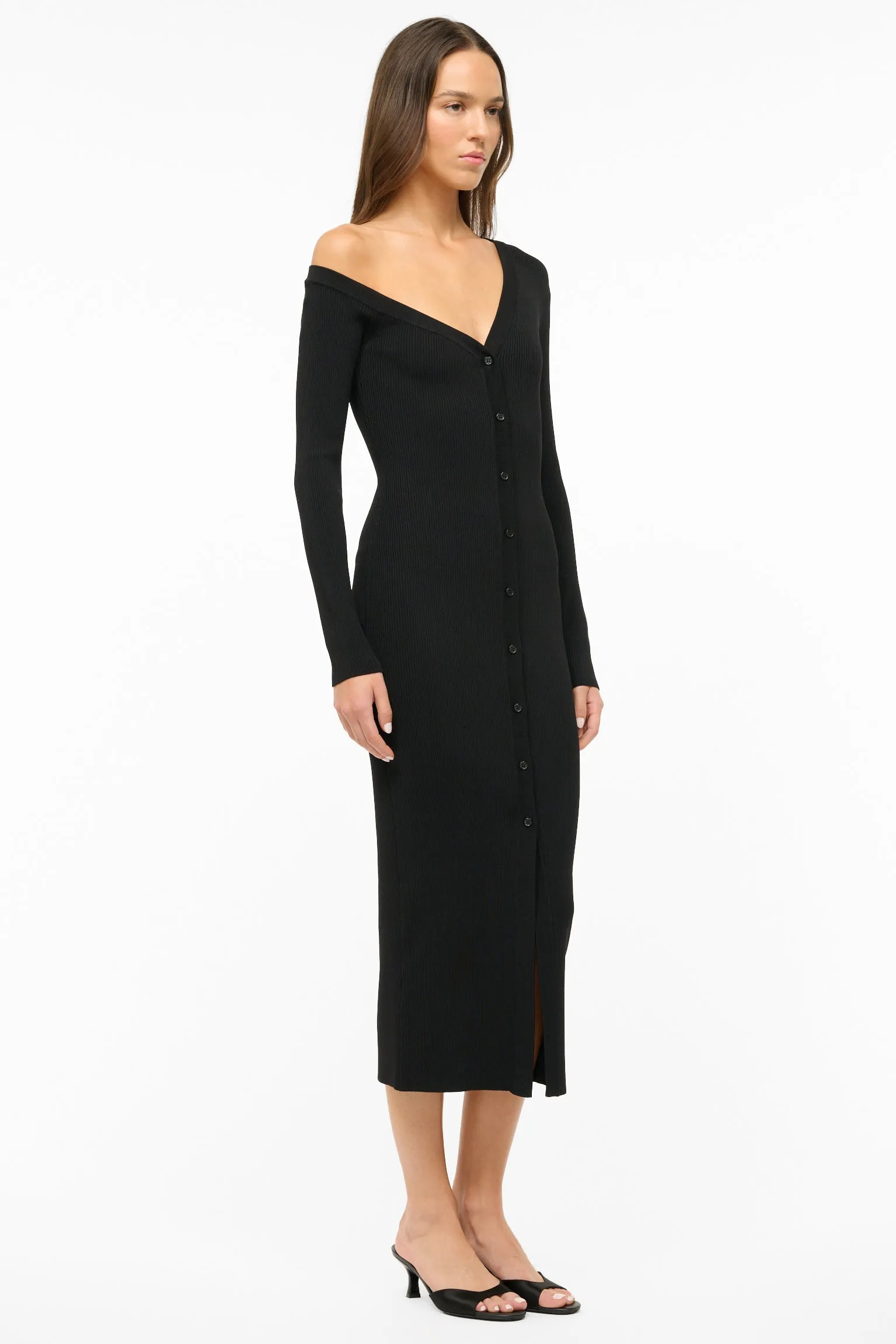 Craftsman Sweater Dress Black