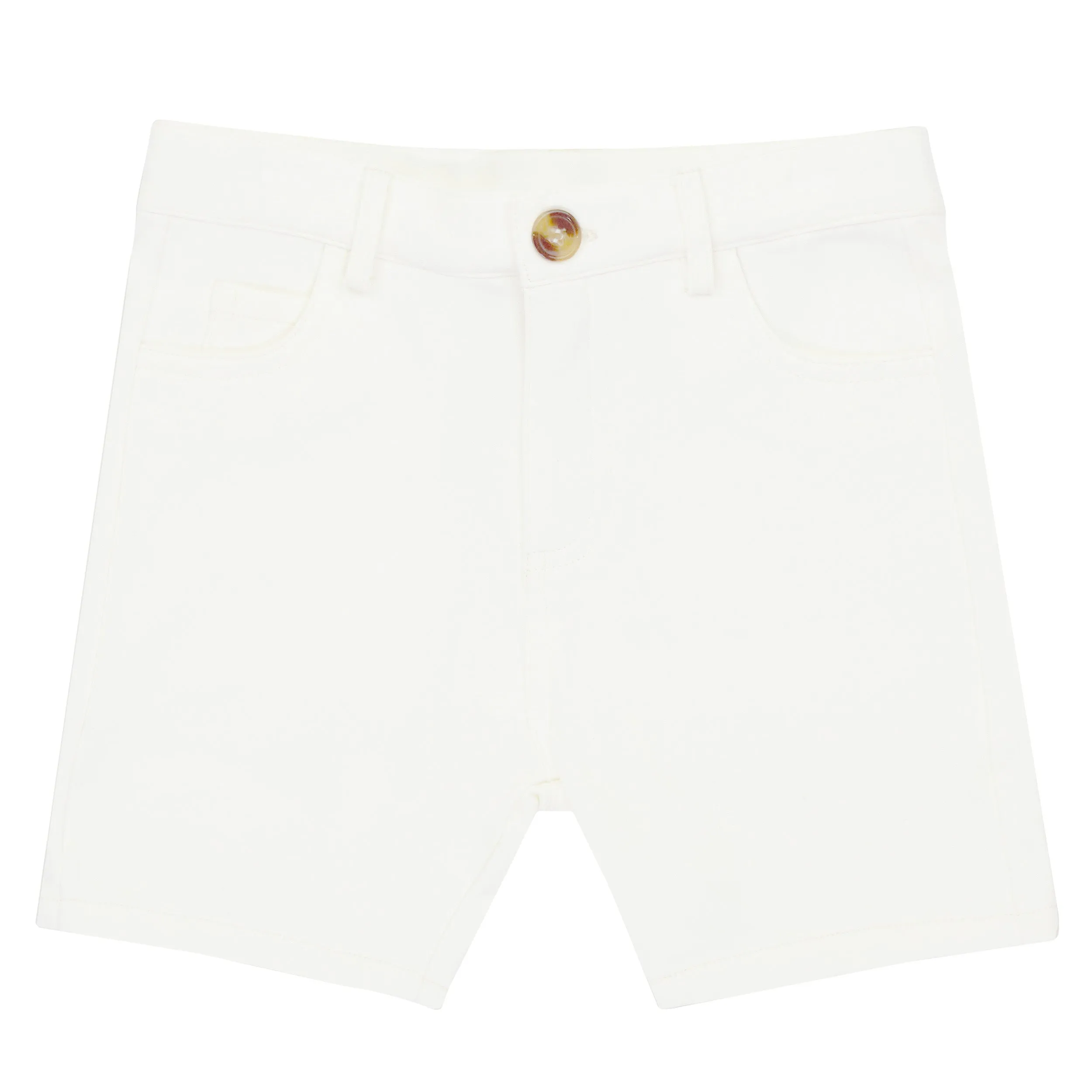 Crew Kids Slim Knit White Shorts