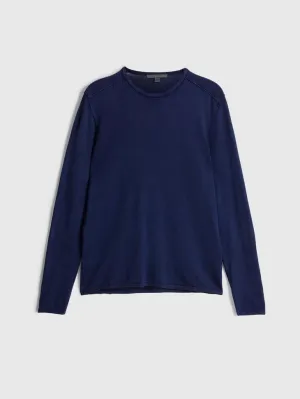 CREWNECK SWEATER (BLUE) - JOHN VARVATOS