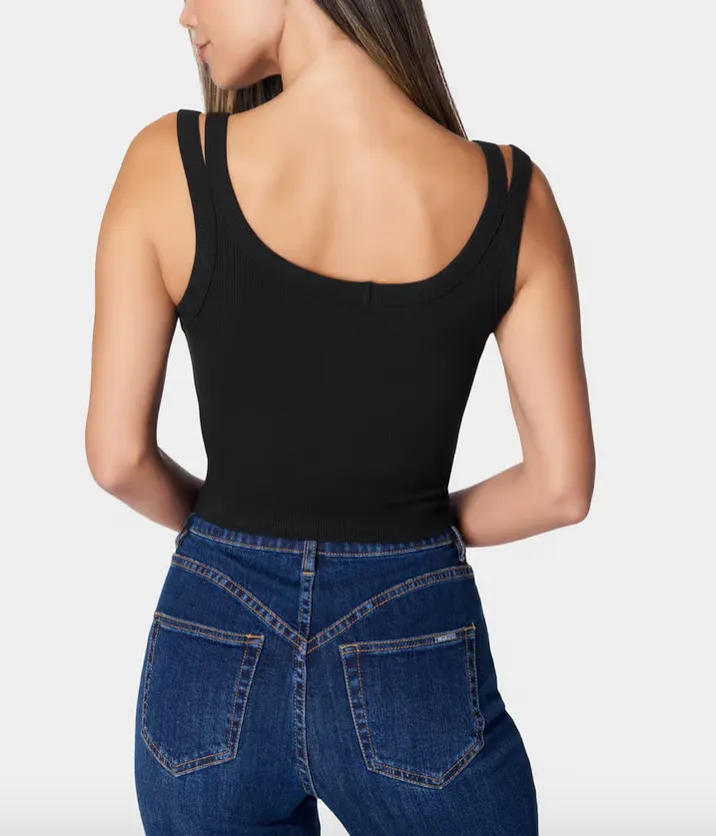 CROPPED RIB TOP