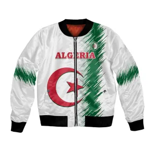 Custom Algeria Football Bomber Jacket Go The Greens LT14