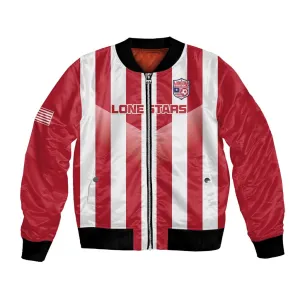 Custom Liberia Football Bomber Jacket The Lone Stars Sporty Style LT15