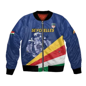 Custom Seychelles Beach Soccer 2025 Bomber Jacket Go Champions Sesel LT15