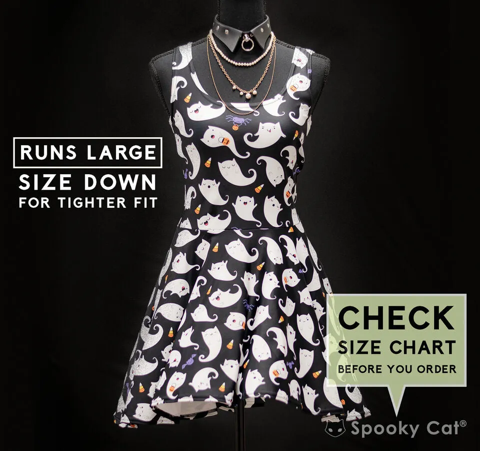 Cute Ghost Skater Dress