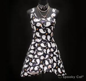 Cute Ghost Skater Dress
