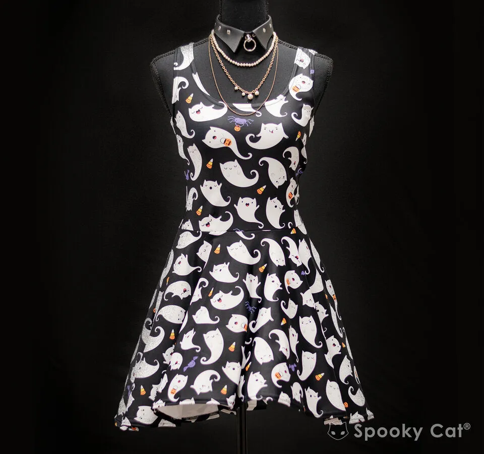Cute Ghost Skater Dress