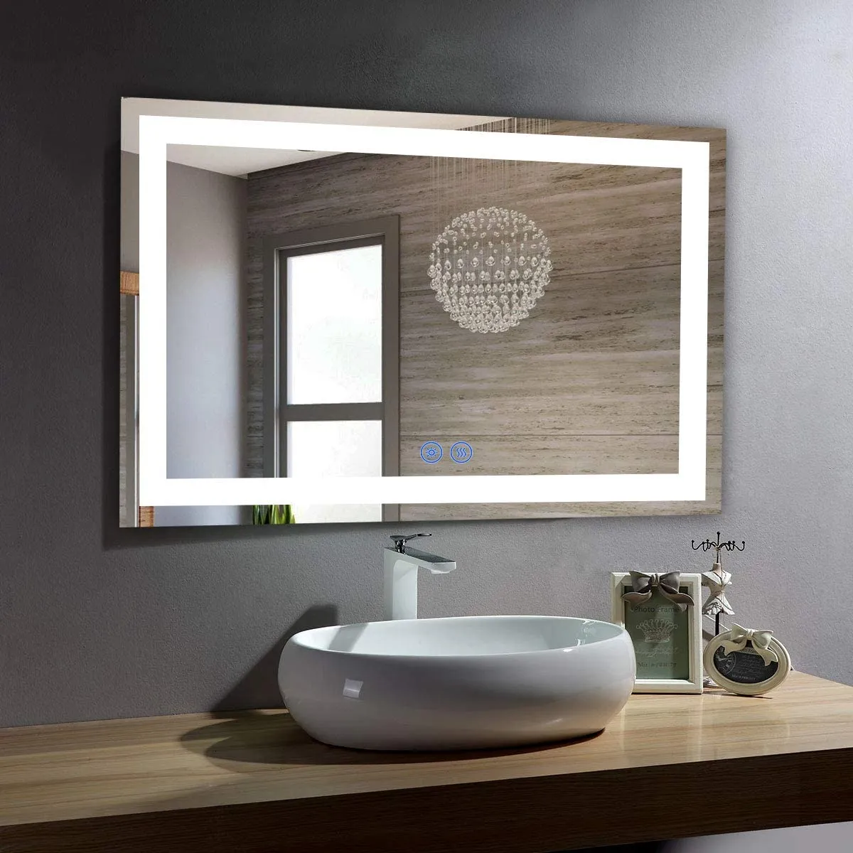 (D) Sharp Bathroom Mirror