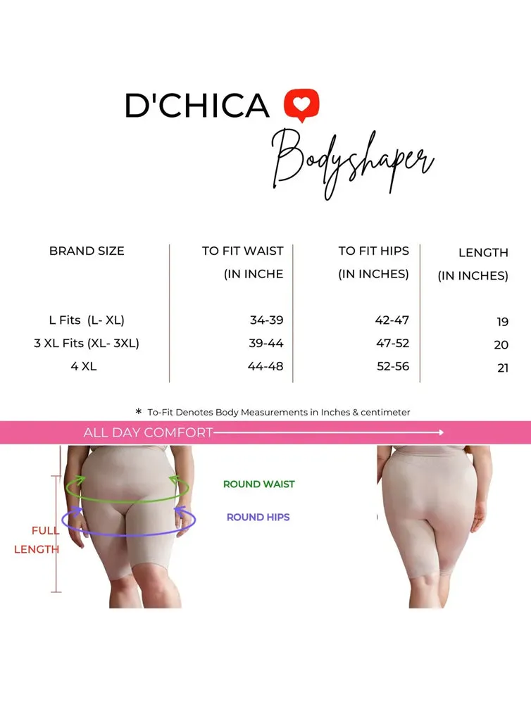 D'chica pack of 2 Body Shapewear: Comfortable Women's High-Waist, Bridal, and Skin Shapewear