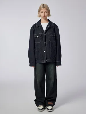 Denim has Culture - Denim Jacket - Black/Navy