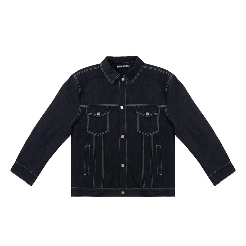 Denim has Culture - Denim Jacket - Black/Navy